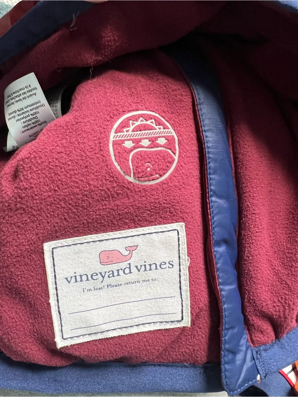 EUC Vineyard Vines Boys Puffer Vest size L